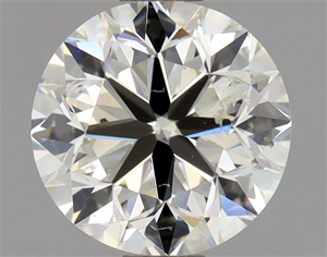 Foto Diamante Natural 0.90 quilates, Redondo , Color K, claridad SI2 y certificado GIA de