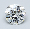 Natural Diamond 1.51 Carats, Round with Excellent Cut, G Color, SI1 Clarity and Certified by GIA