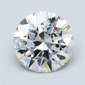 Picture of Natural Diamond 1.51 Carats, Round with Excellent Cut, G Color, SI1 Clarity and Certified by GIA