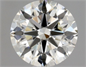Natural Diamond 1.00 Carats, Round with Excellent Cut, J Color, VS2 Clarity and Certified by GIA