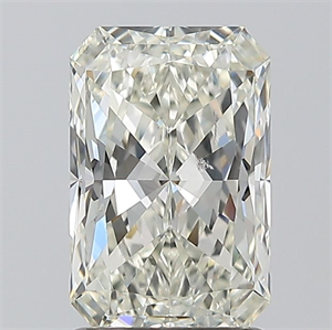 Picture of Natural Diamond 1.51 Carats, Radiant with  Cut, K Color, SI2 Clarity and Certified by GIA