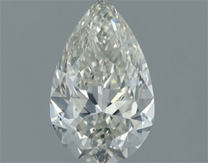 Picture of Natural Diamond 0.52 Carats, Pear with  Cut, I Color, SI1 Clarity and Certified by IGI