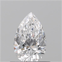 Diamante Natural 0.51 quilates, De pera , Color D, claridad VVS1 y certificado GIA