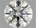 Natural Diamond 0.82 Carats, Round with Excellent Cut, K Color, VS1 Clarity and Certified by GIA
