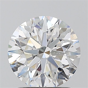 Picture of Natural Diamond 1.51 Carats, Round with Excellent Cut, D Color, SI1 Clarity and Certified by GIA