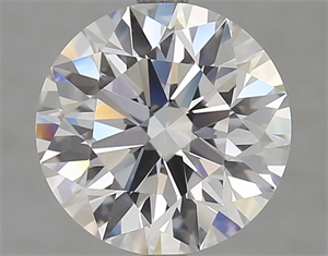 Picture of Lab Grown Diamond 3.83 Carats, Round with Ideal Cut, D Color, VVS1 Clarity and Certified by IGI