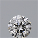 Natural Diamond 0.41 Carats, Round with Excellent Cut, H Color, VS1 Clarity and Certified by IGI