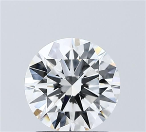 Picture of Lab Grown Diamond 1.50 Carats, Round with Ideal Cut, E Color, VVS2 Clarity and Certified by IGI