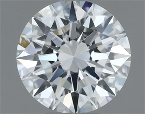 Foto Diamante Natural 0.50 quilates, Redondo , Color F, claridad VS1 y certificado IGI de