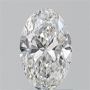 Picture of Natural Diamond 0.90 Carats, Oval with  Cut, E Color, SI1 Clarity and Certified by GIA