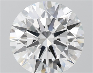 Picture of Lab Grown Diamond 4.16 Carats, Round with Ideal Cut, F Color, VVS2 Clarity and Certified by IGI