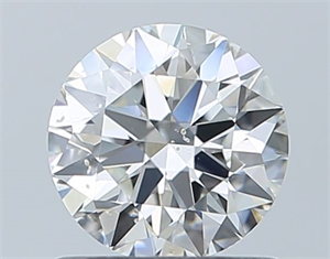 Picture of Natural Diamond 0.81 Carats, Round with Excellent Cut, H Color, SI1 Clarity and Certified by GIA