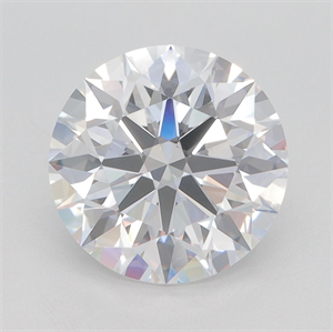 Picture of Lab Grown Diamond 3.05 Carats, Round with Excellent Cut, D Color, VVS2 Clarity and Certified by GIA