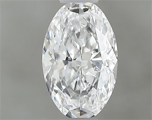 Picture of Natural Diamond 0.40 Carats, Oval with  Cut, D Color, VVS2 Clarity and Certified by GIA