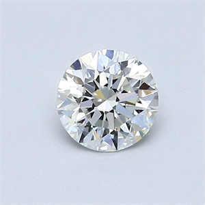 Picture of Natural Diamond 0.46 Carats, Round with Excellent Cut, H Color, VVS2 Clarity and Certified by GIA
