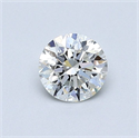 Diamante Natural 0.50 quilates, Redondo , Color H, claridad VVS2 y certificado GIA