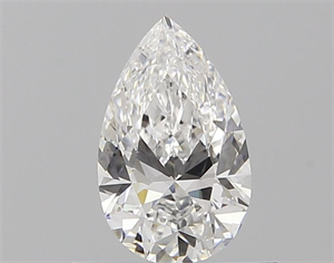 Picture of Natural Diamond 0.50 Carats, Pear with  Cut, E Color, VVS2 Clarity and Certified by GIA