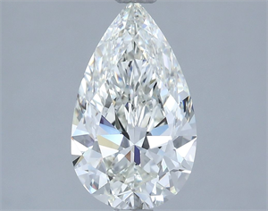 Picture of Natural Diamond 2.50 Carats, Pear with  Cut, H Color, VVS1 Clarity and Certified by IGI