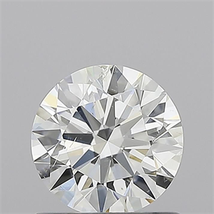 Picture of Natural Diamond 0.70 Carats, Round with Excellent Cut, I Color, SI2 Clarity and Certified by GIA