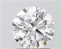 Lab Grown Diamond 1.40 Carats, Round with Ideal Cut, D Color, VVS2 Clarity and Certified by IGI