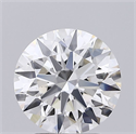 Lab Grown Diamond 2.69 Carats, Round with Ideal Cut, G Color, VS1 Clarity and Certified by IGI