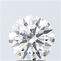 Lab Grown Diamond 2.54 Carats, Round with Ideal Cut, E Color, VVS2 Clarity and Certified by IGI