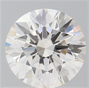 Natural Diamond 0.75 Carats, Round with Excellent Cut, J Color, IF Clarity and Certified by GIA