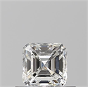 Diamante Natural 0.50 quilates, Asscher , Color H, claridad SI1 y certificado GIA