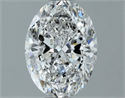 Natural Diamond 1.51 Carats, Oval with  Cut, E Color, SI2 Clarity and Certified by IGI