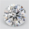 Lab Grown Diamond 1.01 Carats, Round with Ideal Cut, D Color, VVS1 Clarity and Certified by IGI