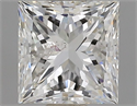 Natural Diamond 1.00 Carats, Princess with  Cut, H Color, I1 Clarity and Certified by GIA