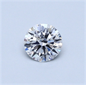 Diamante Natural 0.40 quilates, Redondo , Color E, claridad SI2 y certificado GIA