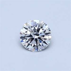 Foto Diamante Natural 0.40 quilates, Redondo , Color E, claridad SI2 y certificado GIA de