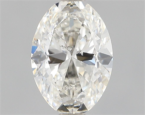 Picture of Natural Diamond 0.86 Carats, Oval with  Cut, F Color, SI2 Clarity and Certified by GIA