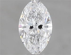 Picture of Natural Diamond 0.50 Carats, Marquise with  Cut, D Color, VVS1 Clarity and Certified by IGI