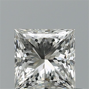 Picture of Natural Diamond 0.71 Carats, Princess with  Cut, F Color, VS1 Clarity and Certified by IGI