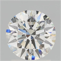 Lab Grown Diamond 1.65 Carats, Round with Ideal Cut, H Color, VS1 Clarity and Certified by IGI