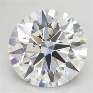 Picture of Lab Grown Diamond 3.14 Carats, Round with Excellent Cut, D Color, VVS1 Clarity and Certified by GIA