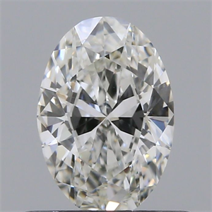 Picture of Natural Diamond 0.53 Carats, Oval with  Cut, G Color, VVS2 Clarity and Certified by GIA