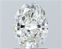 Natural Diamond 0.90 Carats, Oval with  Cut, G Color, VVS2 Clarity and Certified by GIA
