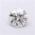 Lab Grown Diamond 1.24 Carats, Round with Ideal Cut, F Color, VVS2 Clarity and Certified by IGI