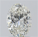 Diamante Natural 1.01 quilates, Ovalado , Color H, claridad VVS2 y certificado IGI