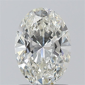 Foto Diamante Natural 1.01 quilates, Ovalado , Color H, claridad VVS2 y certificado IGI de