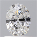Natural Diamond 0.60 Carats, Oval with  Cut, E Color, VS2 Clarity and Certified by GIA