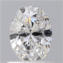 Natural Diamond 0.60 Carats, Oval with  Cut, E Color, VS2 Clarity and Certified by GIA