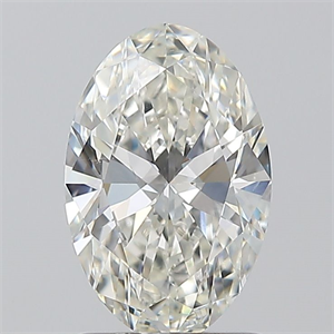 Foto Diamante Natural 1.23 quilates, Ovalado , Color I, claridad SI1 y certificado GIA de