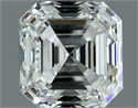 Natural Diamond 1.01 Carats, Asscher with  Cut, I Color, VVS2 Clarity and Certified by IGI