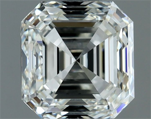 Picture of Natural Diamond 1.01 Carats, Asscher with  Cut, I Color, VVS2 Clarity and Certified by IGI