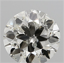 Natural Diamond 0.70 Carats, Round with Very Good Cut, J Color, I1 Clarity and Certified by IGI