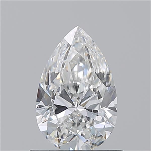 Picture of Natural Diamond 0.80 Carats, Pear with  Cut, F Color, SI2 Clarity and Certified by GIA
